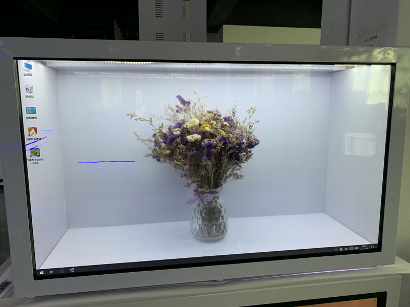 智能展廳透明顯示屏透明顯示櫃互動展示系統解決方案